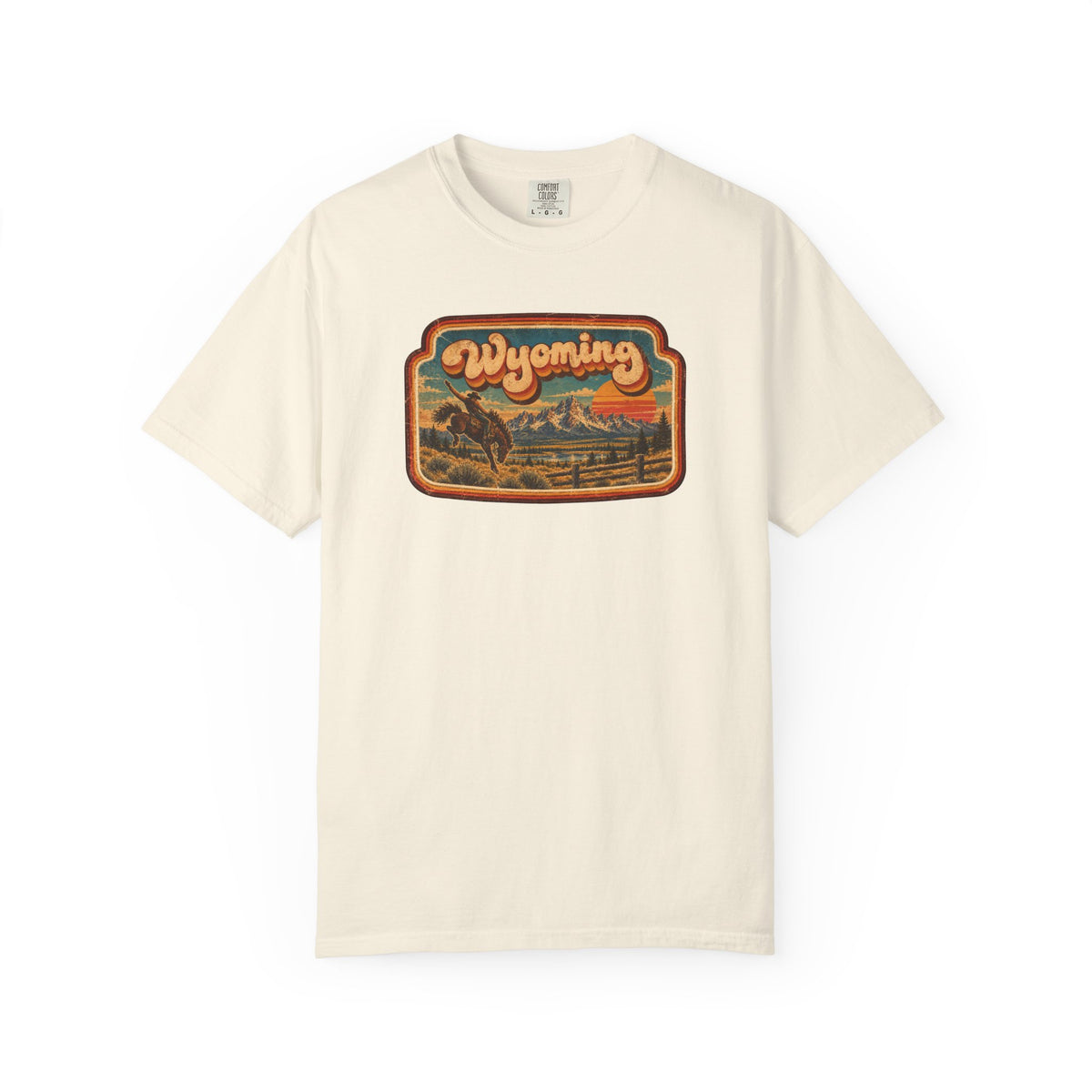 Wyoming - Unisex Garment-Dyed T-shirt
