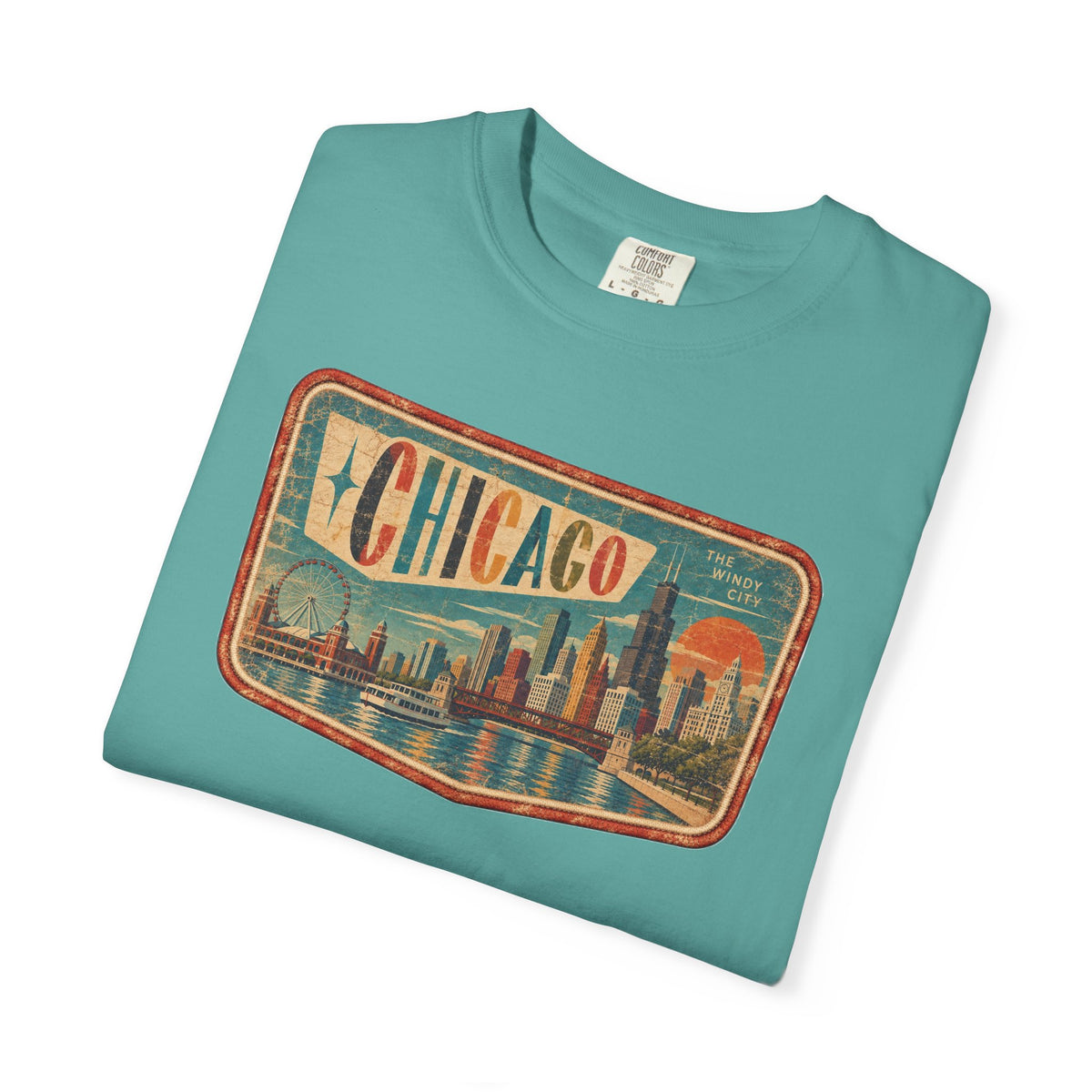Chicago - Unisex Garment-Dyed T-shirt