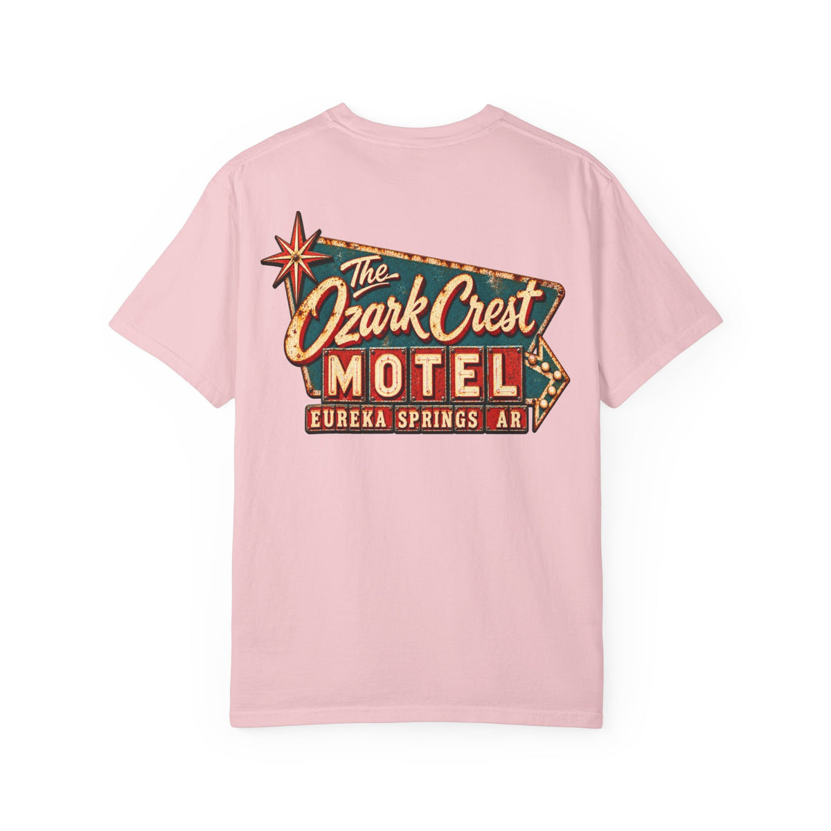 The Ozark Crest Motel - Unisex Garment-Dyed T-shirt