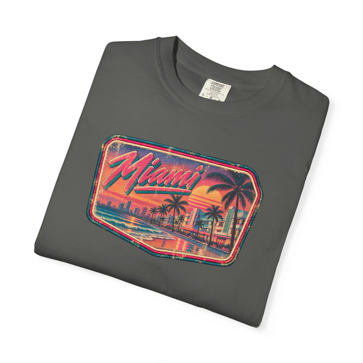 Miami - Unisex Garment-Dyed T-shirt