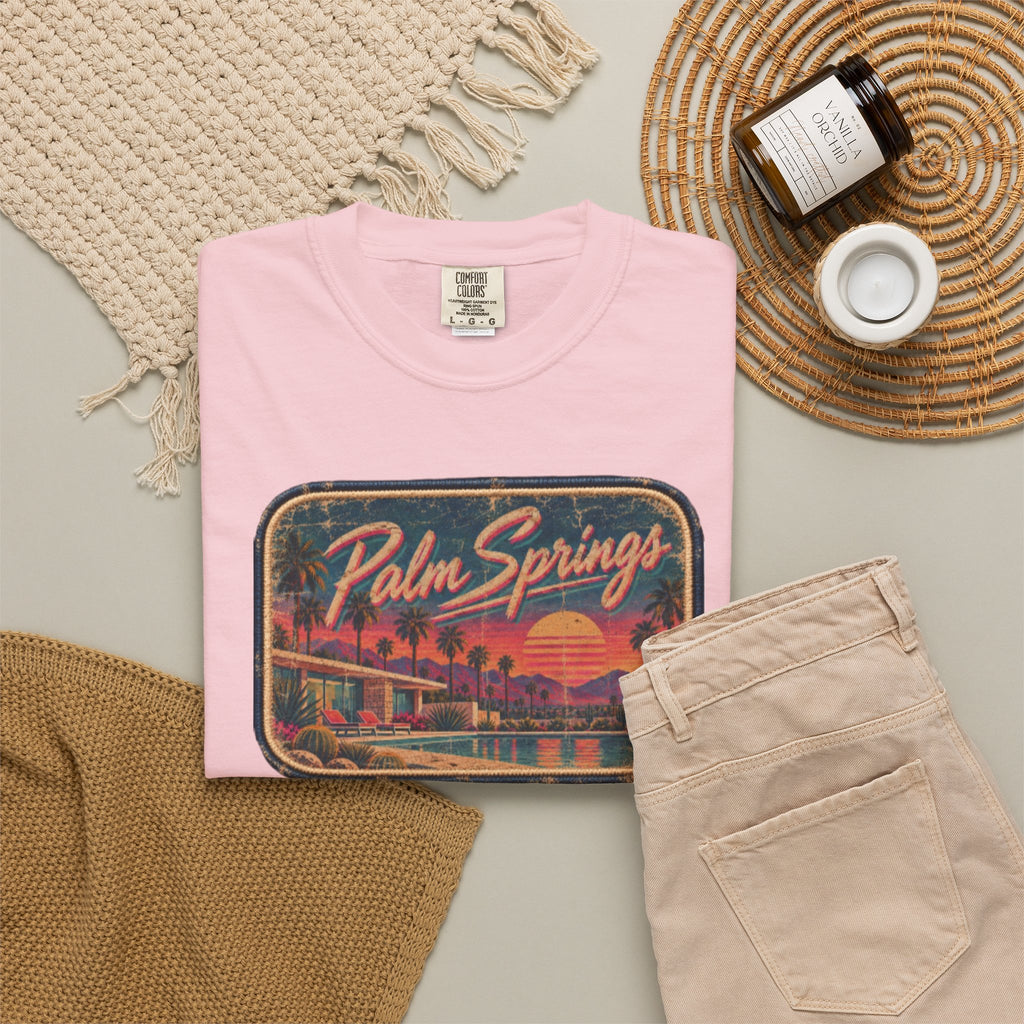 Palm Springs - Unisex Garment-Dyed T-shirt