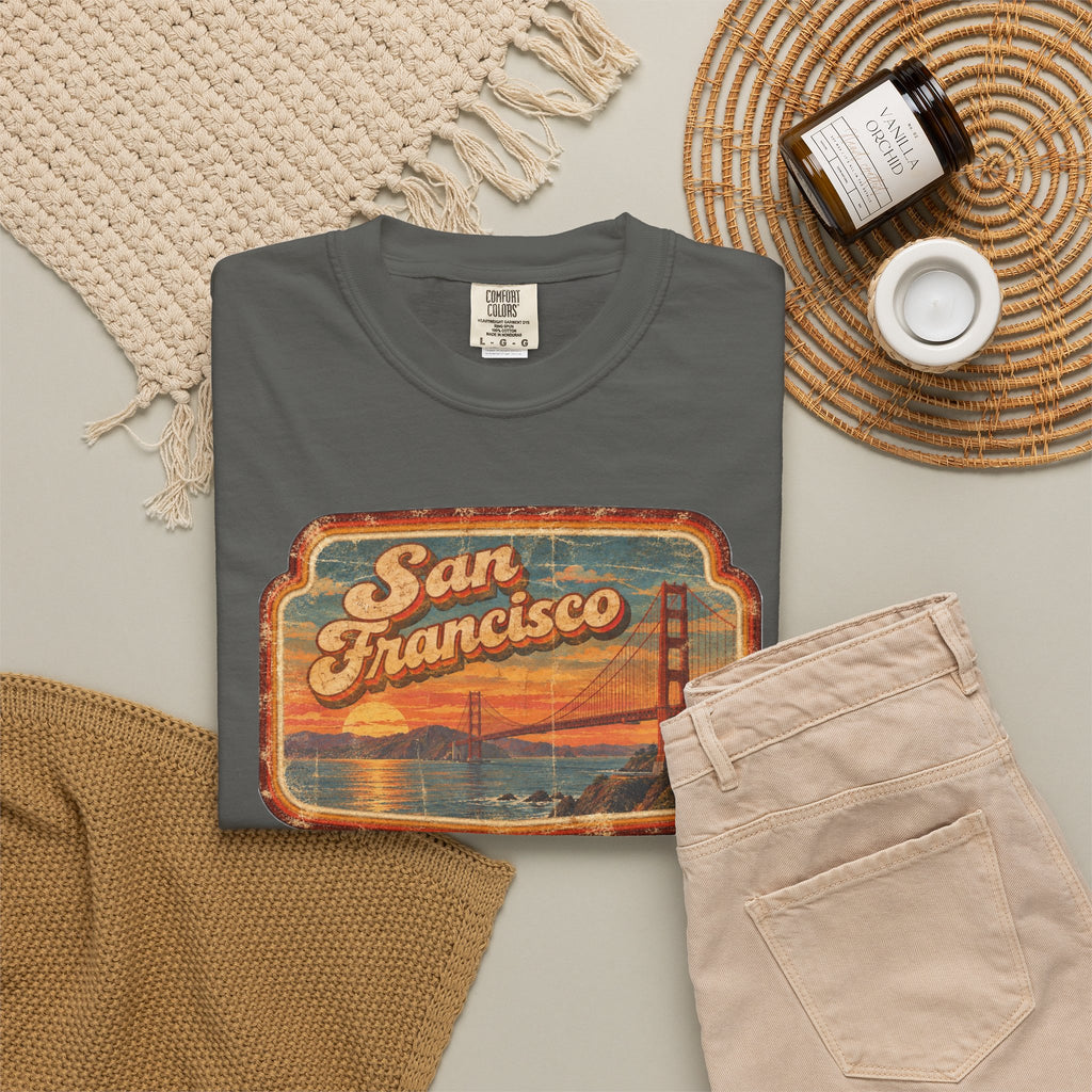 San Francisco - Unisex Garment-Dyed T-shirt
