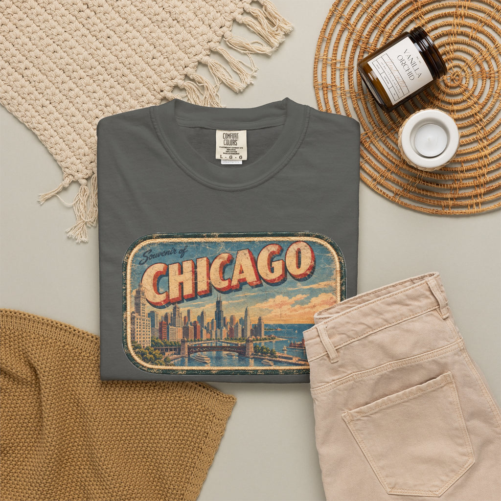 Chicago - Unisex Garment-Dyed T-shirt