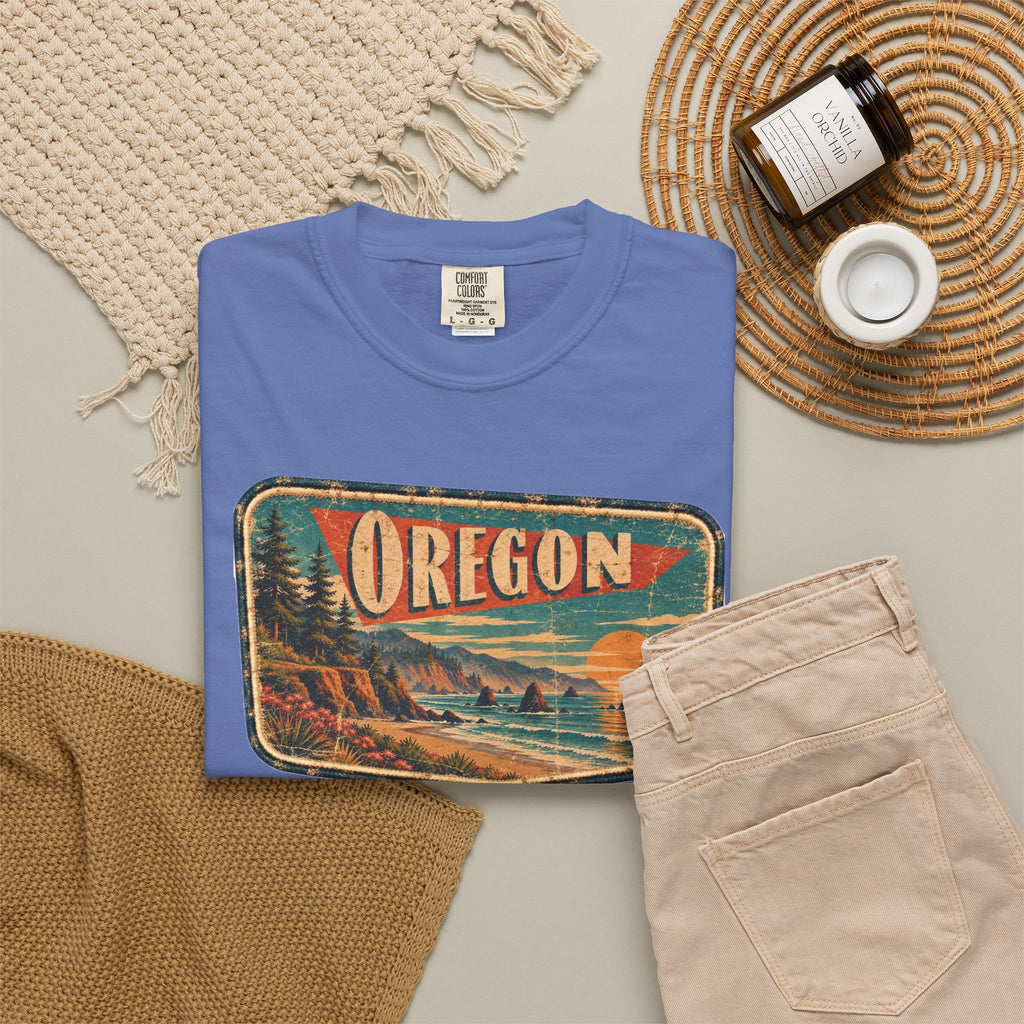 Oregon - Unisex Garment-Dyed T-shirt