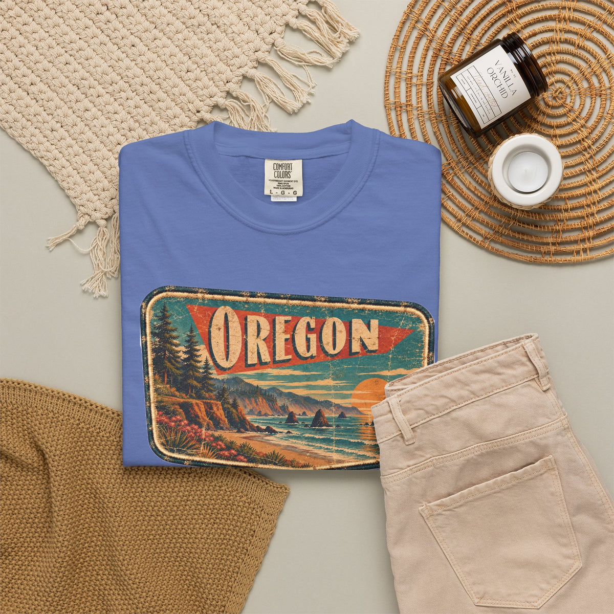 Oregon - Unisex Garment-Dyed T-shirt