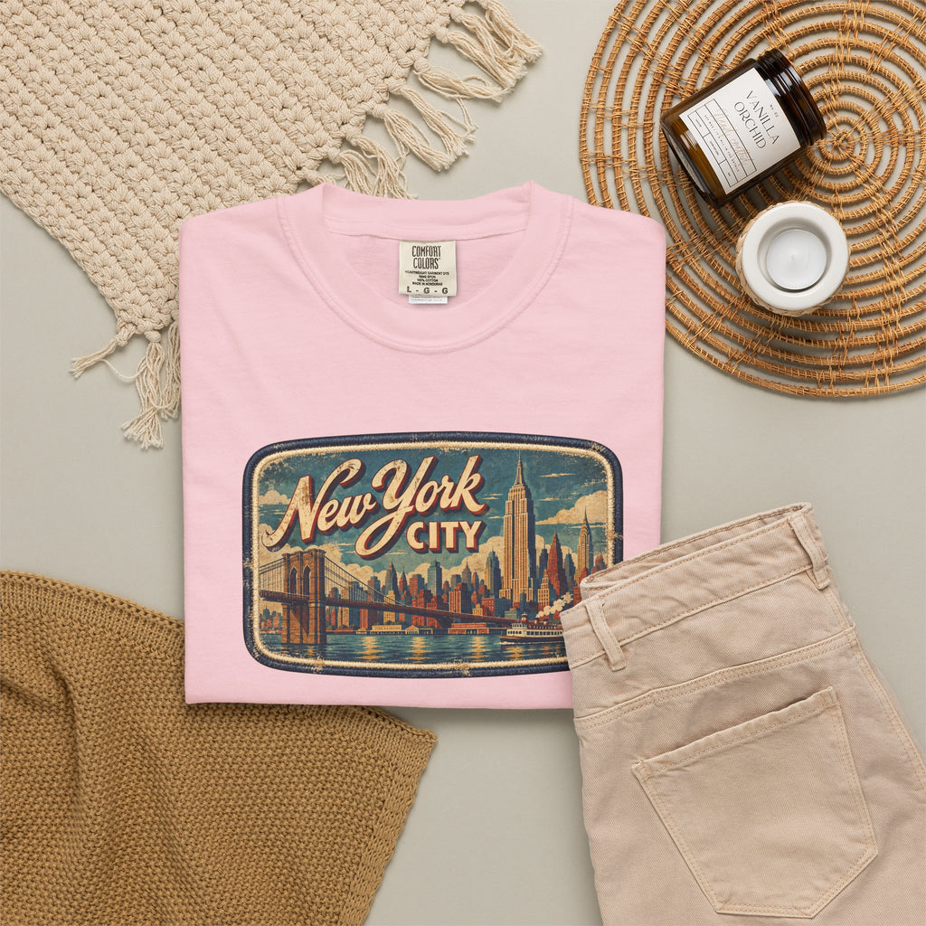 New York City - Unisex Garment-Dyed T-shirt