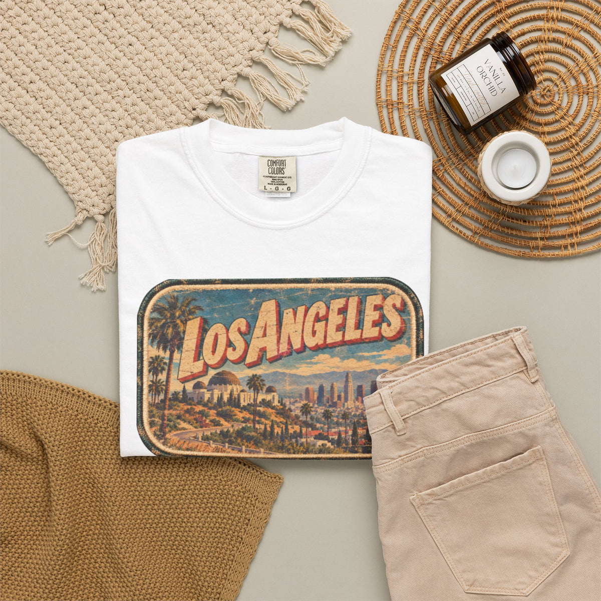 Los Angeles - Unisex Garment-Dyed T-shirt