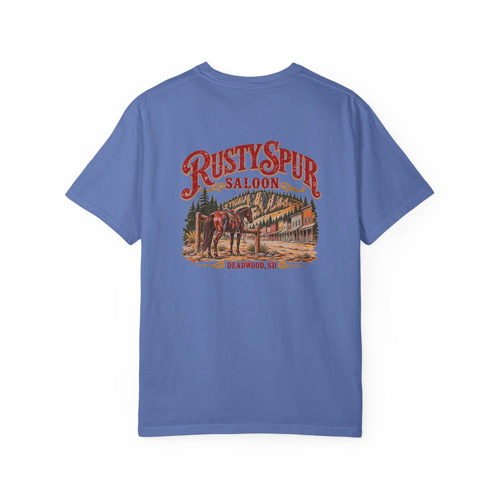 Rusty Spur Saloon - Unisex Garment-Dyed T-shirt