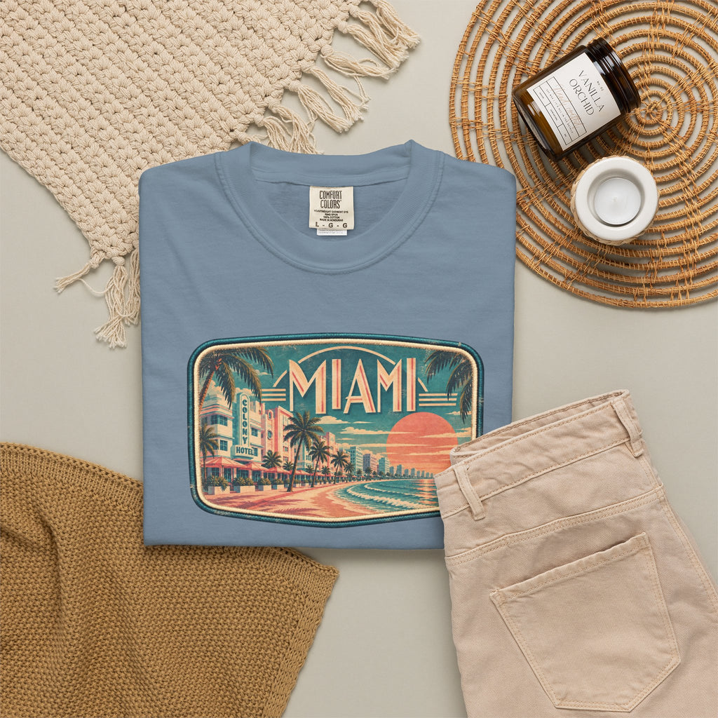 Miami - Unisex Garment-Dyed T-shirt