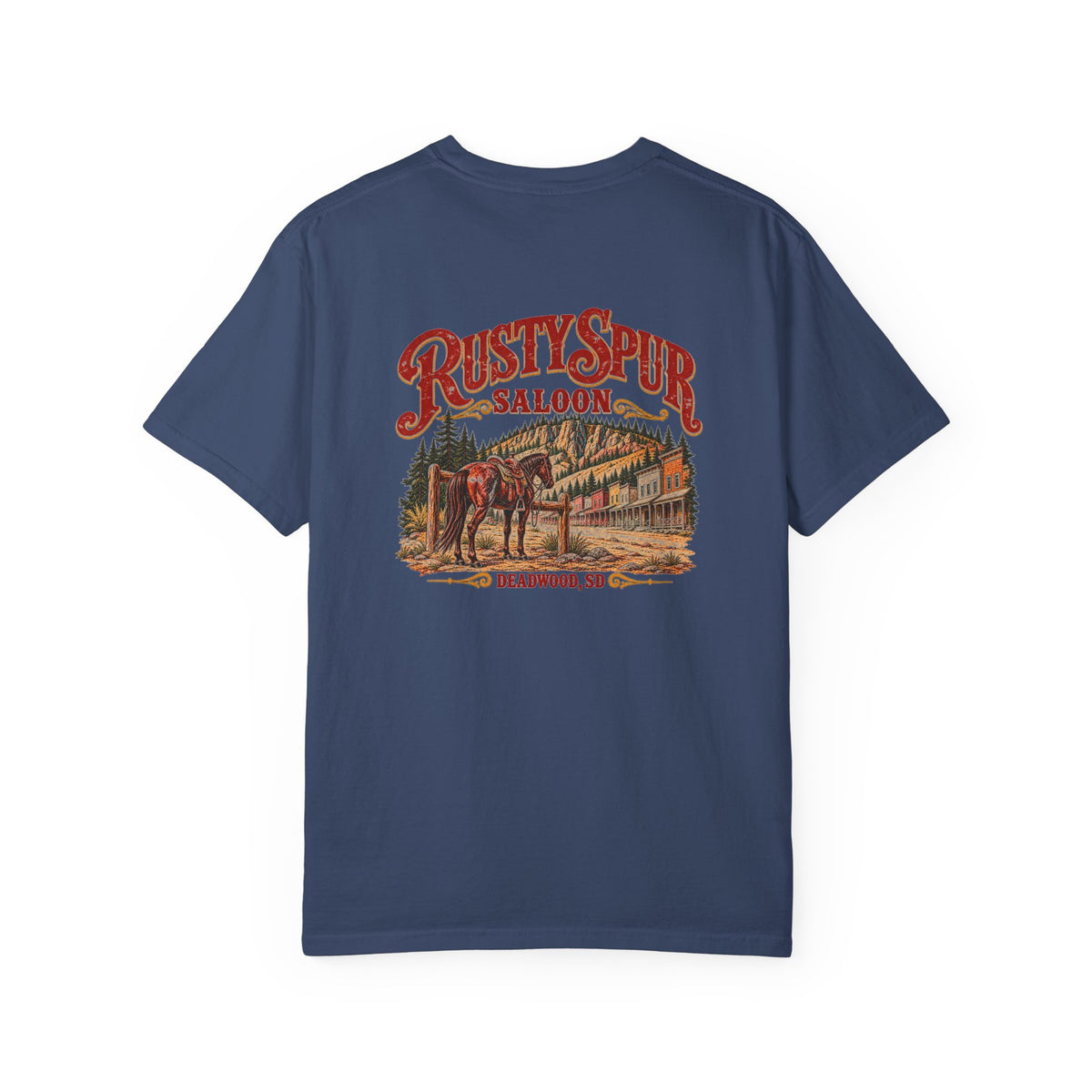 Rusty Spur Saloon - Unisex Garment-Dyed T-shirt