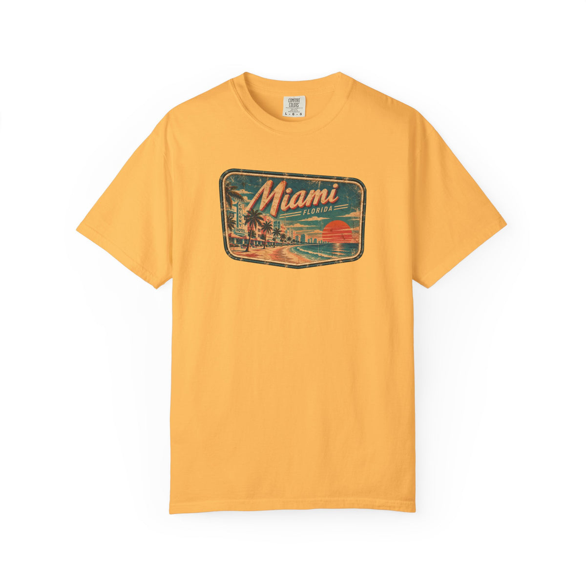 Miami - Unisex Garment-Dyed T-shirt