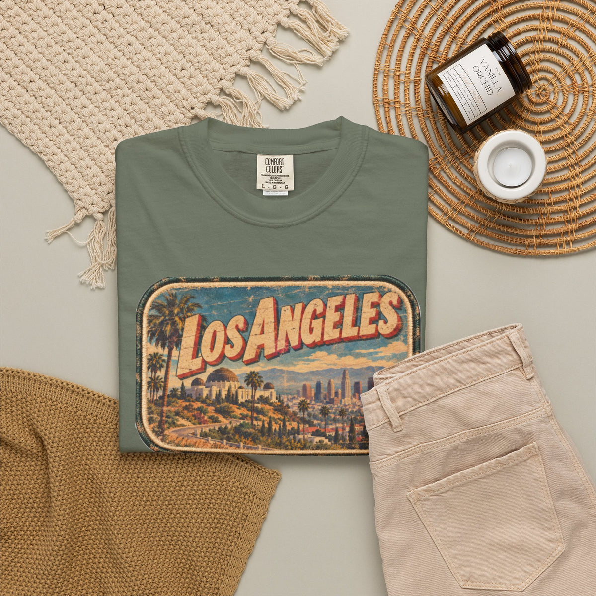 Los Angeles - Unisex Garment-Dyed T-shirt