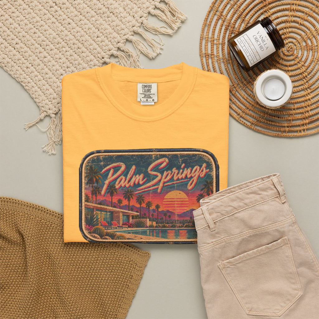 Palm Springs - Unisex Garment-Dyed T-shirt