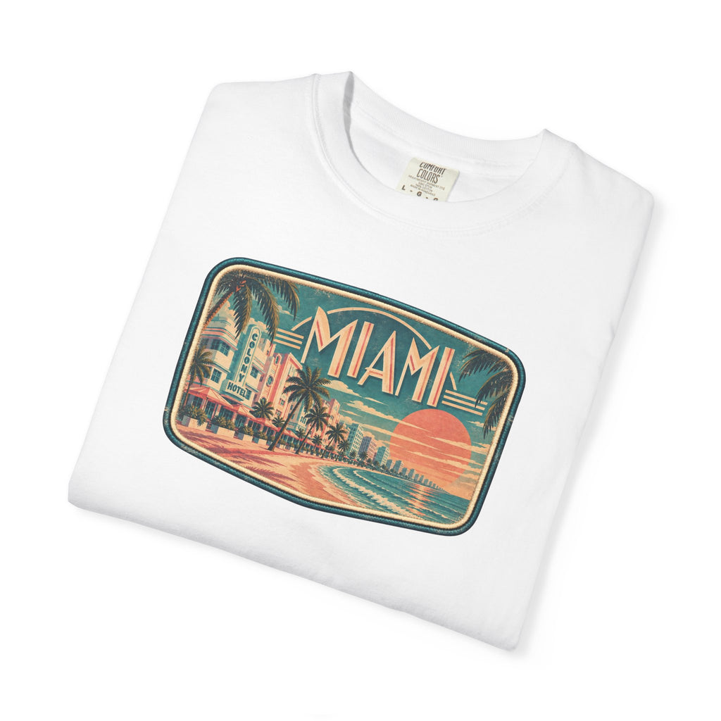 Miami - Unisex Garment-Dyed T-shirt