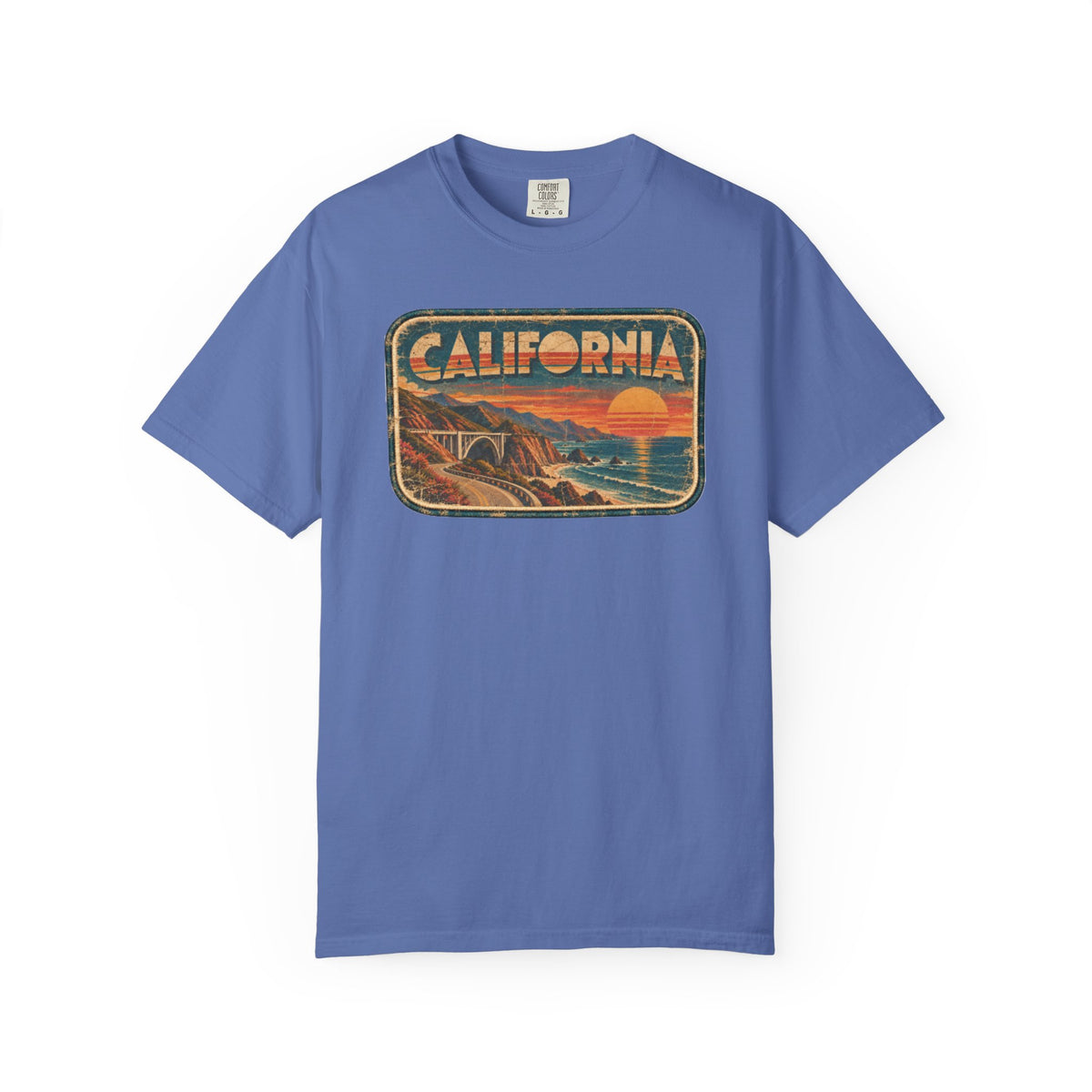 California - Unisex Garment-Dyed T-shirt