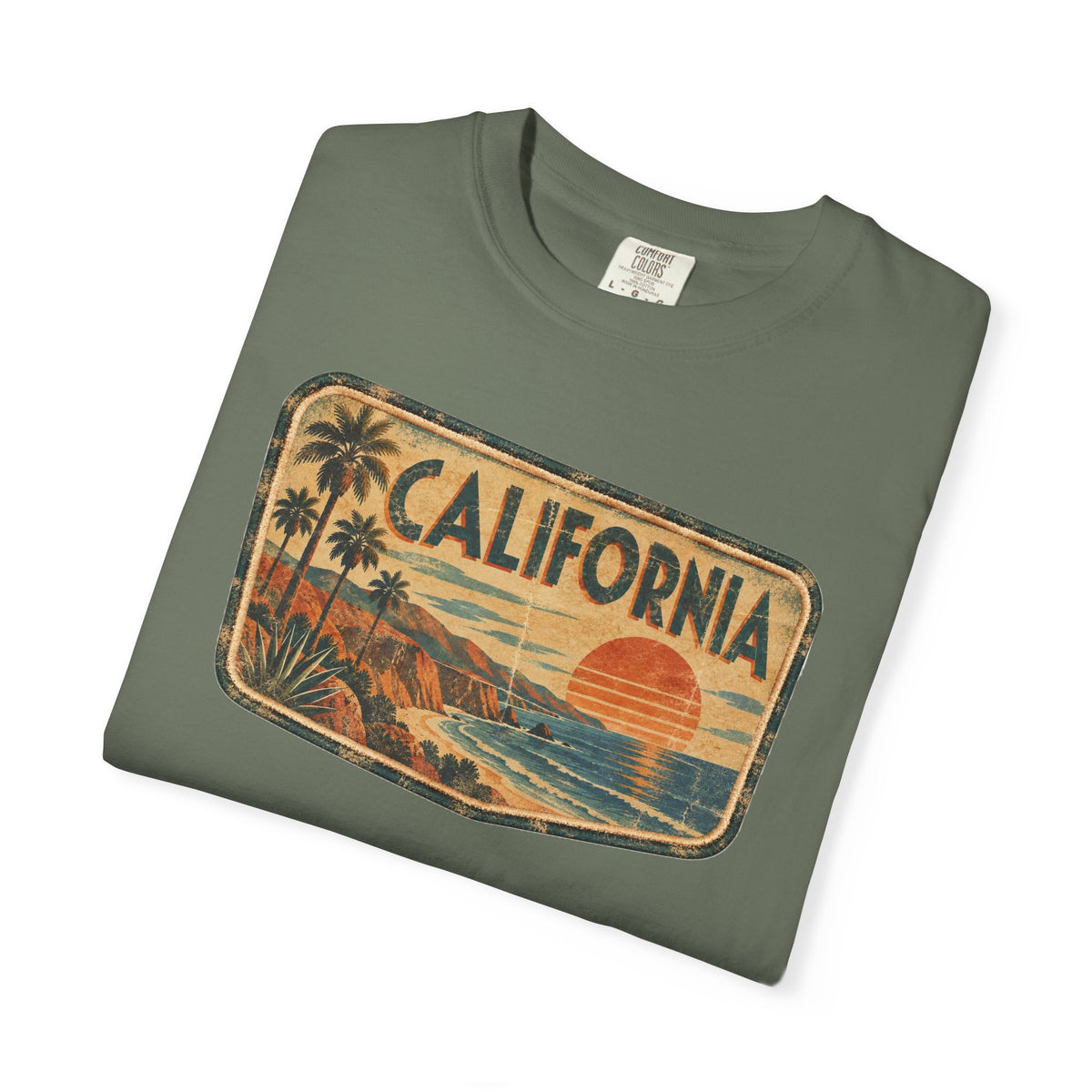 California - Unisex Garment-Dyed T-shirt