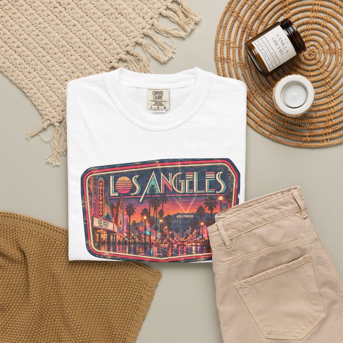Los Angeles - Unisex Garment-Dyed T-shirt