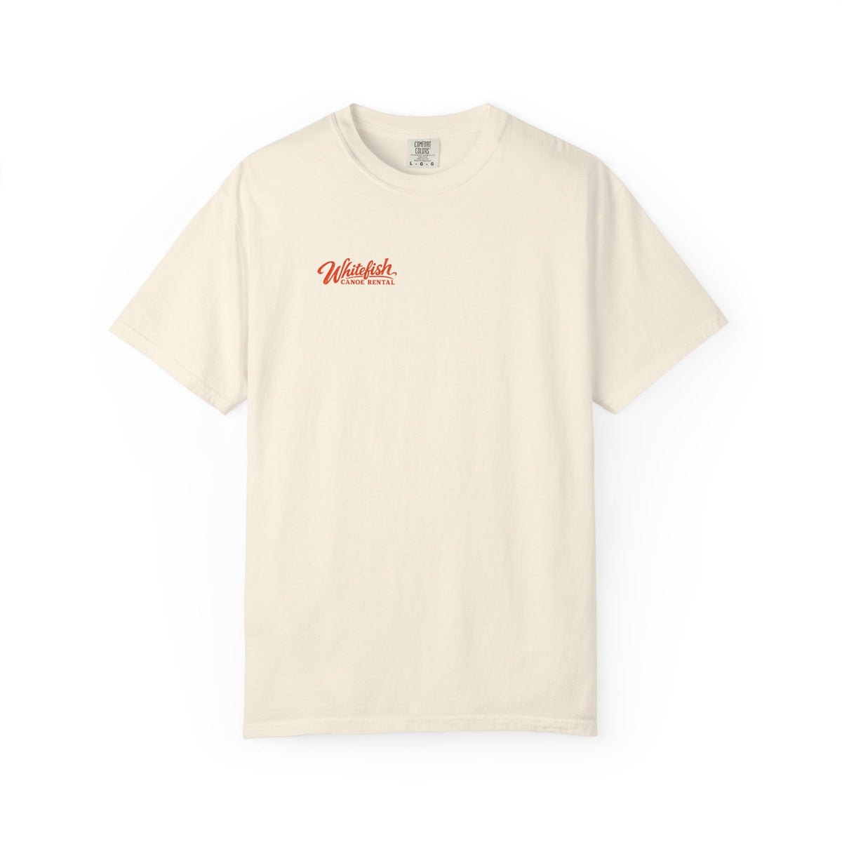 Whitefish Canoe Rental - Unisex Garment-Dyed T-shirt