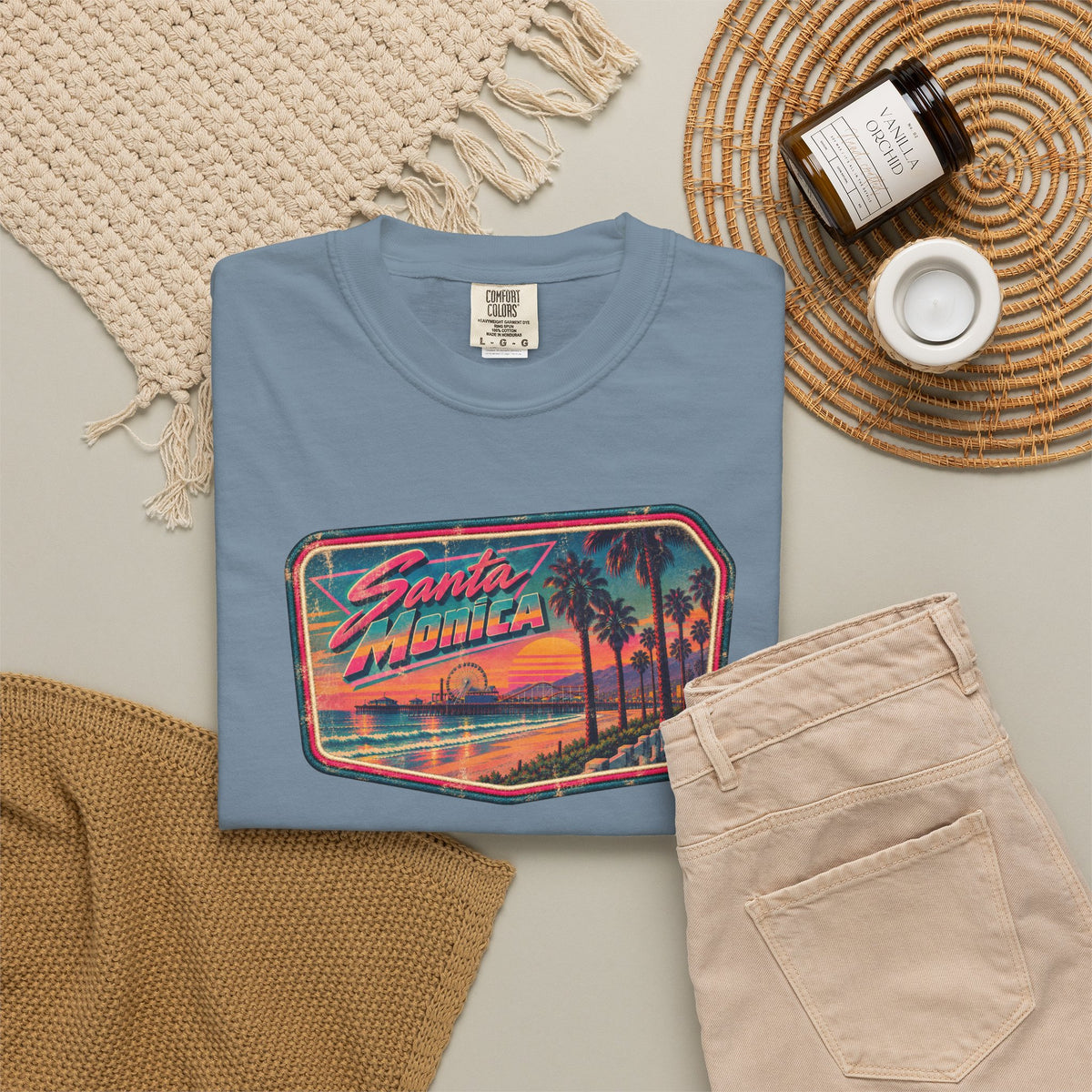Santa Monica - Unisex Garment-Dyed T-shirt