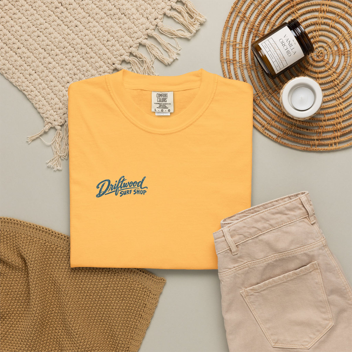 Driftwood Surf Shop - Unisex Garment-Dyed T-shirt