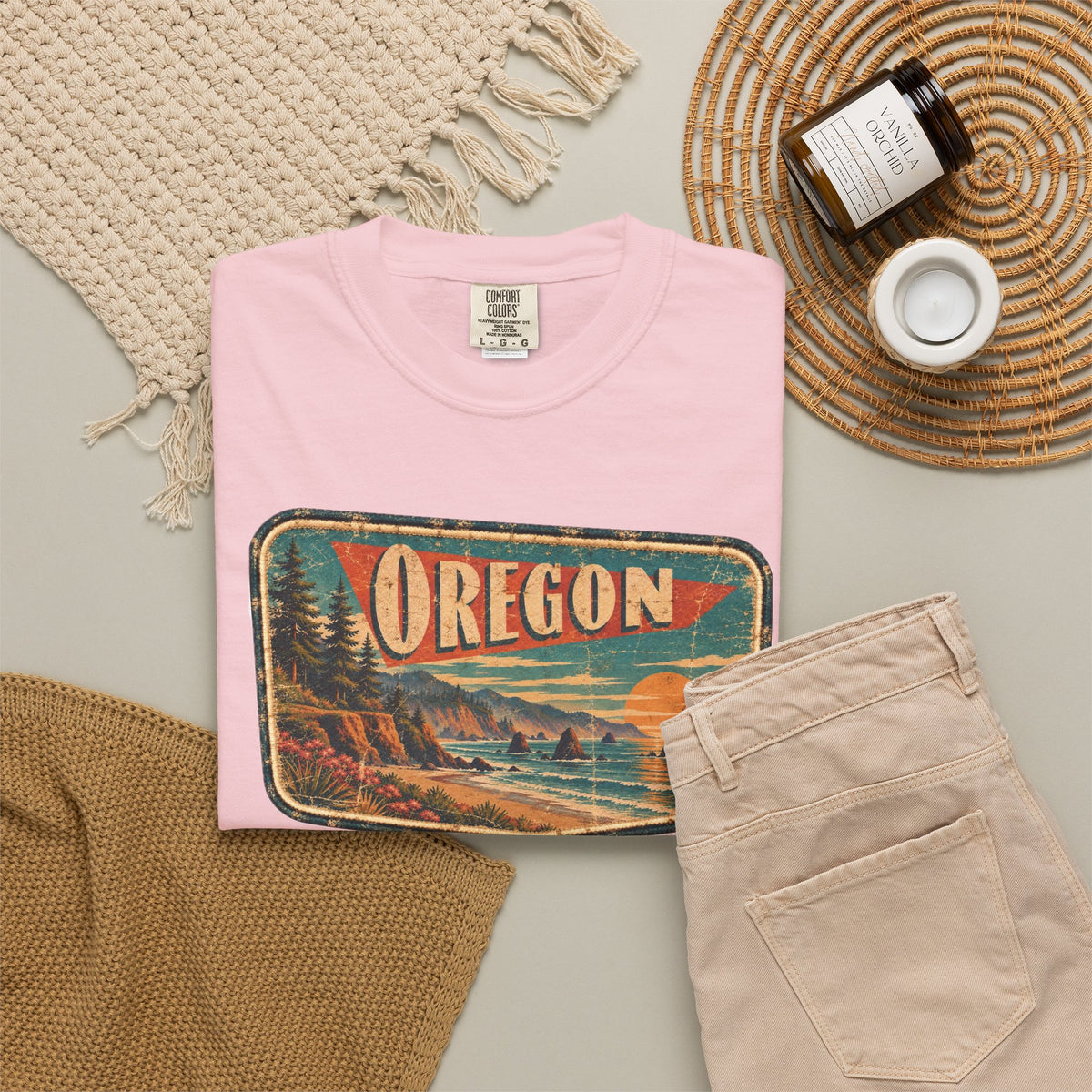 Oregon - Unisex Garment-Dyed T-shirt
