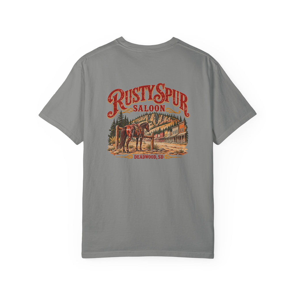 Rusty Spur Saloon - Unisex Garment-Dyed T-shirt