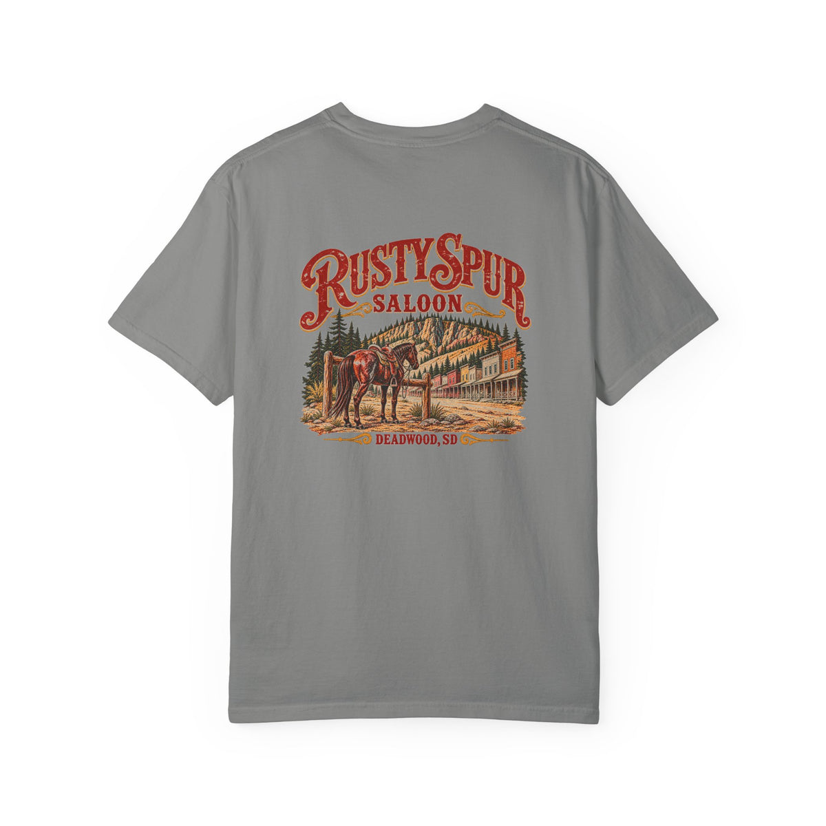 Rusty Spur Saloon - Unisex Garment-Dyed T-shirt