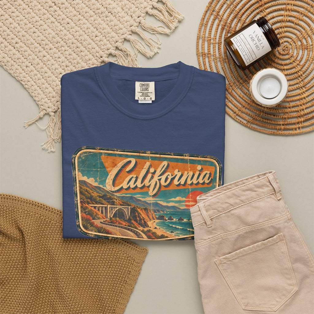 California - Unisex Garment-Dyed T-shirt