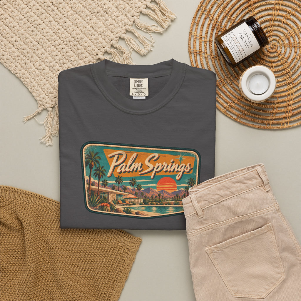 Palm Springs - Unisex Garment-Dyed T-shirt