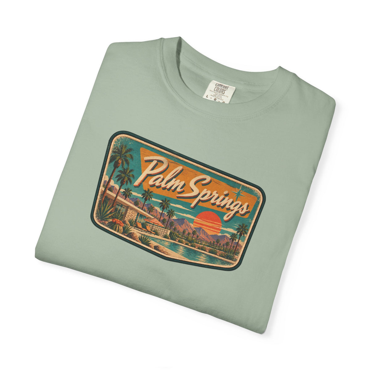 Palm Springs - Unisex Garment-Dyed T-shirt