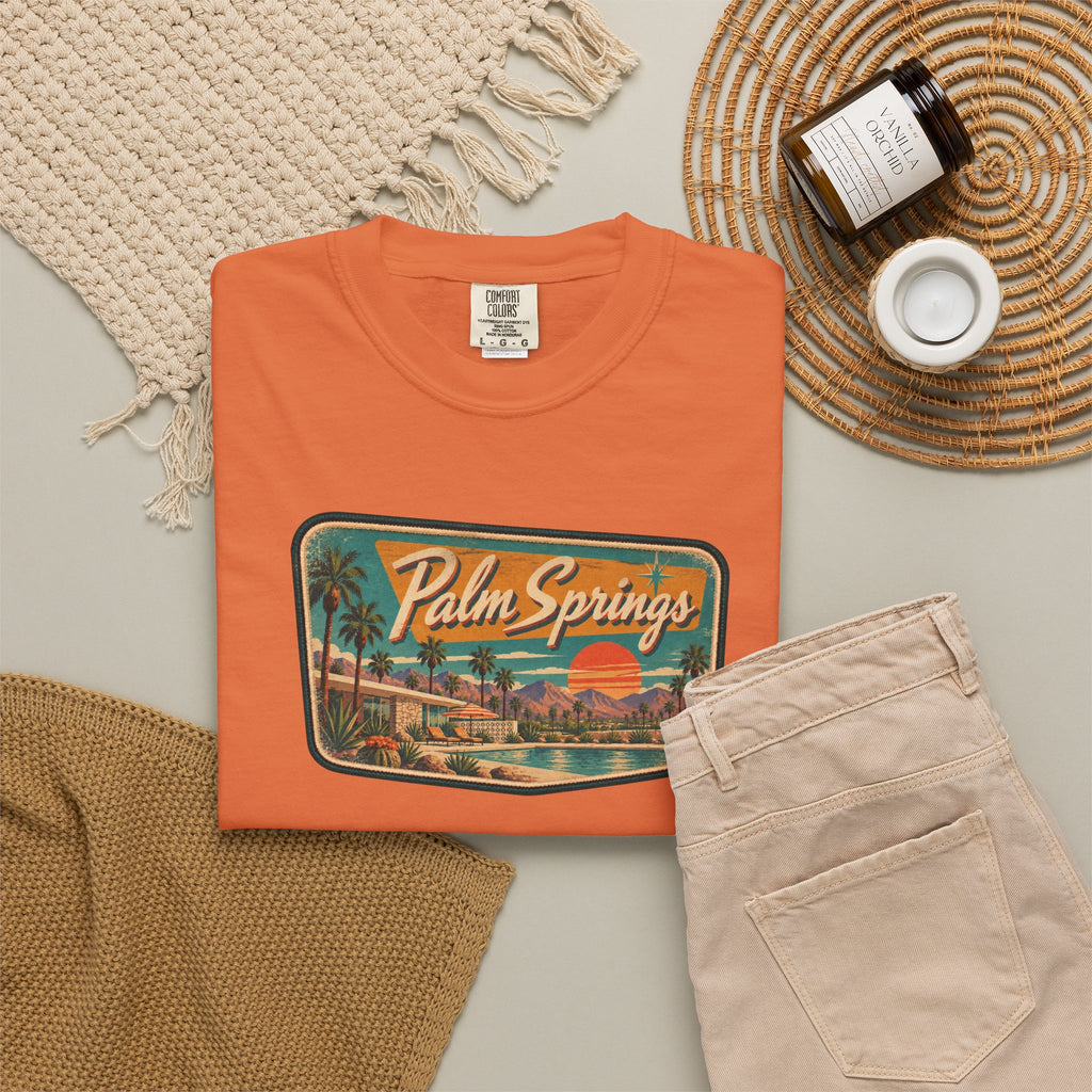 Palm Springs - Unisex Garment-Dyed T-shirt