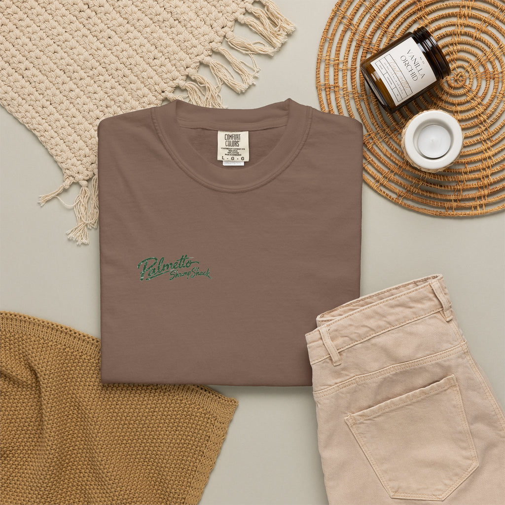 Palmetto Shrimp Shack - Unisex Garment-Dyed T-shirt