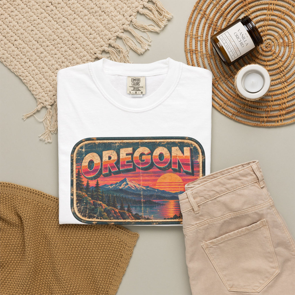 Oregon - Unisex Garment-Dyed T-shirt