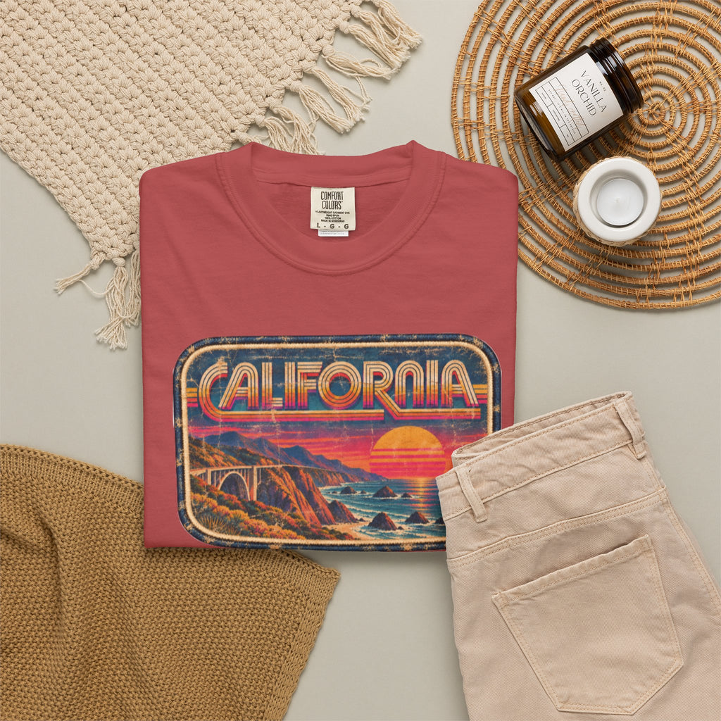 California - Unisex Garment-Dyed T-shirt