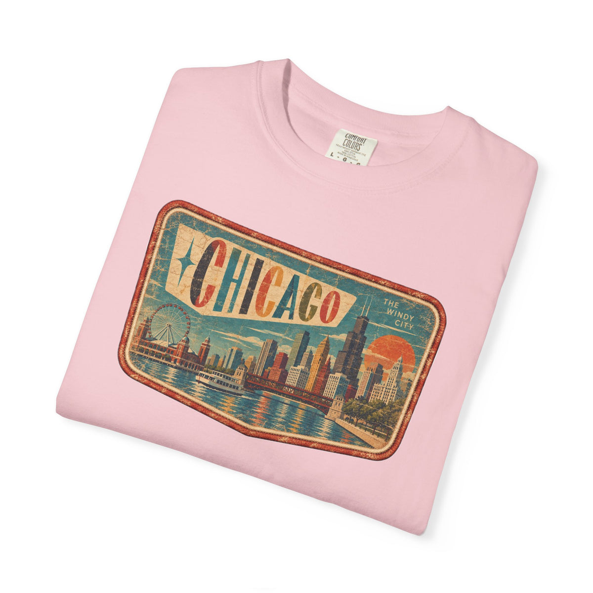 Chicago - Unisex Garment-Dyed T-shirt