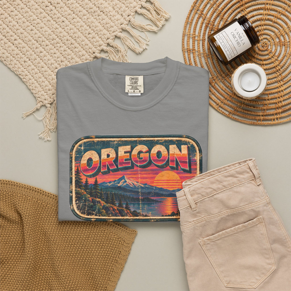 Oregon - Unisex Garment-Dyed T-shirt
