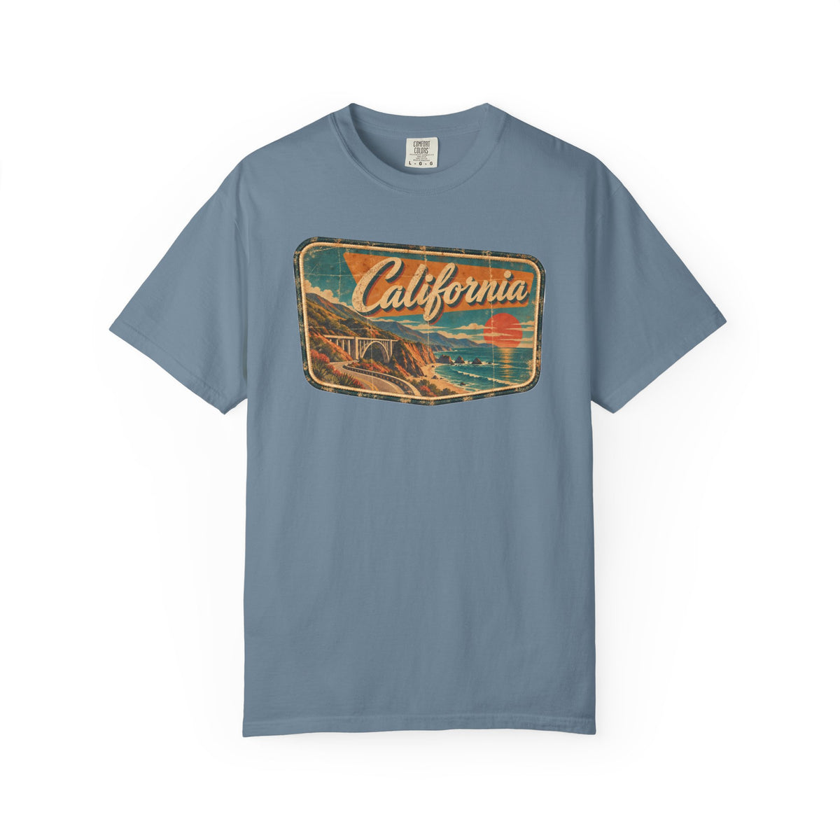 California - Unisex Garment-Dyed T-shirt