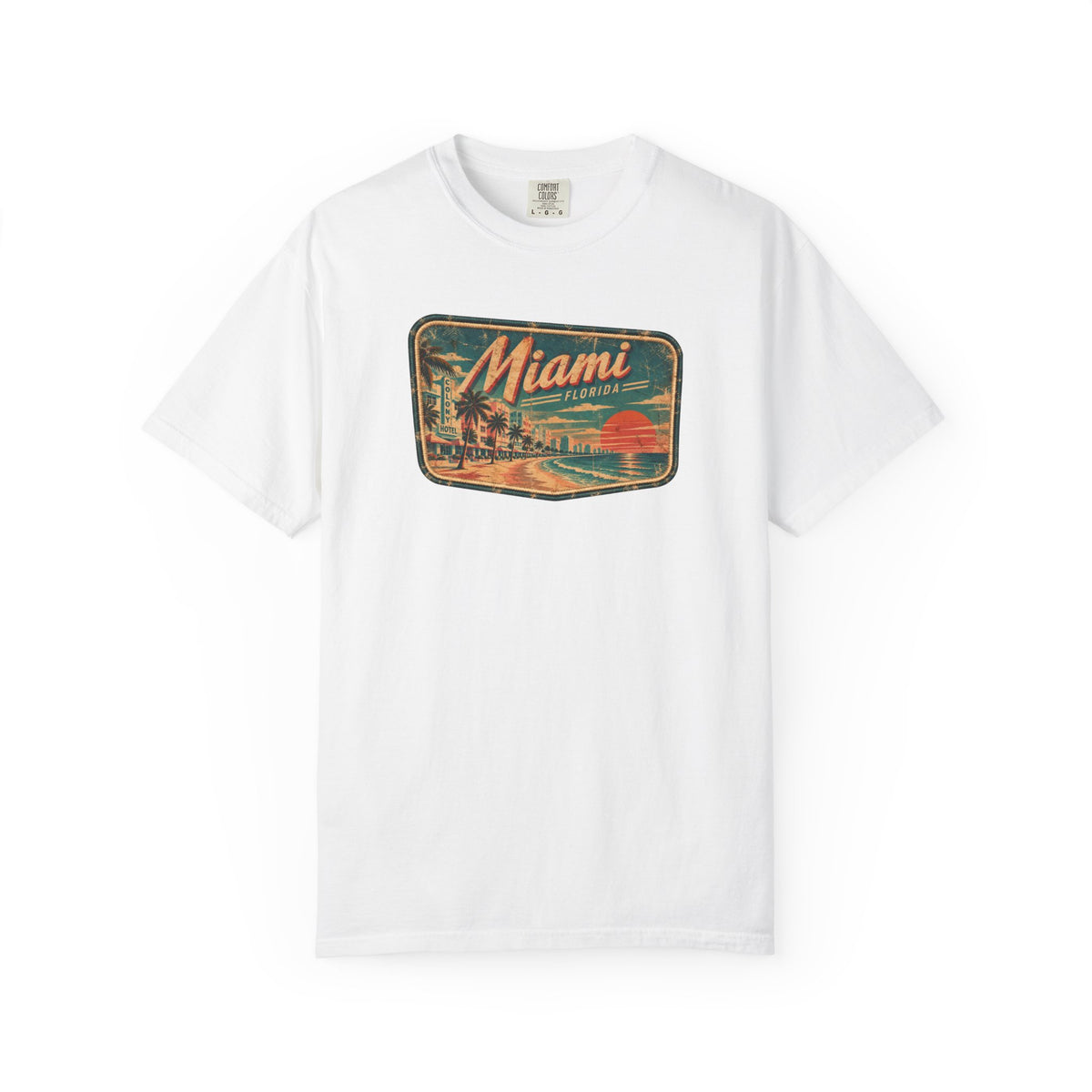 Miami - Unisex Garment-Dyed T-shirt