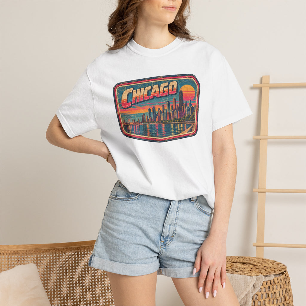 Chicago - Unisex Garment-Dyed T-shirt