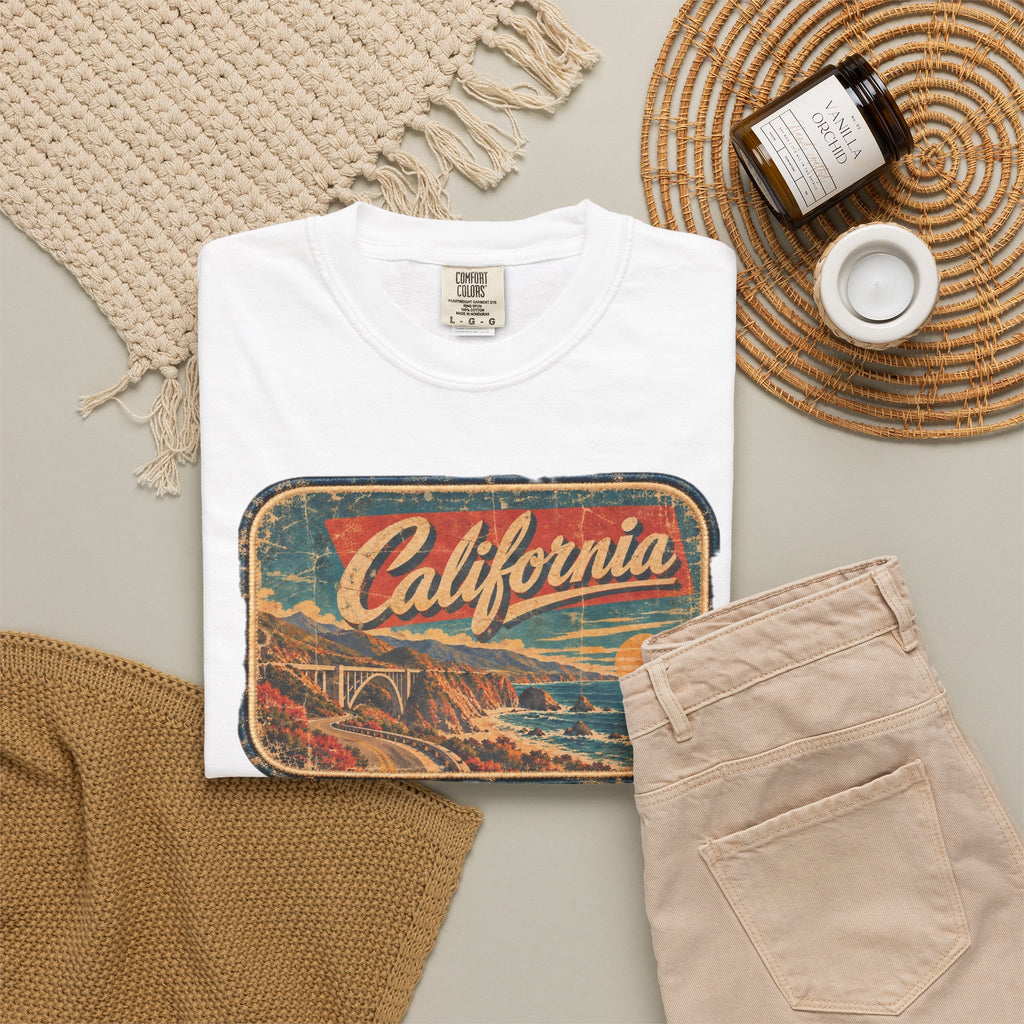 California - Unisex Garment-Dyed T-shirt