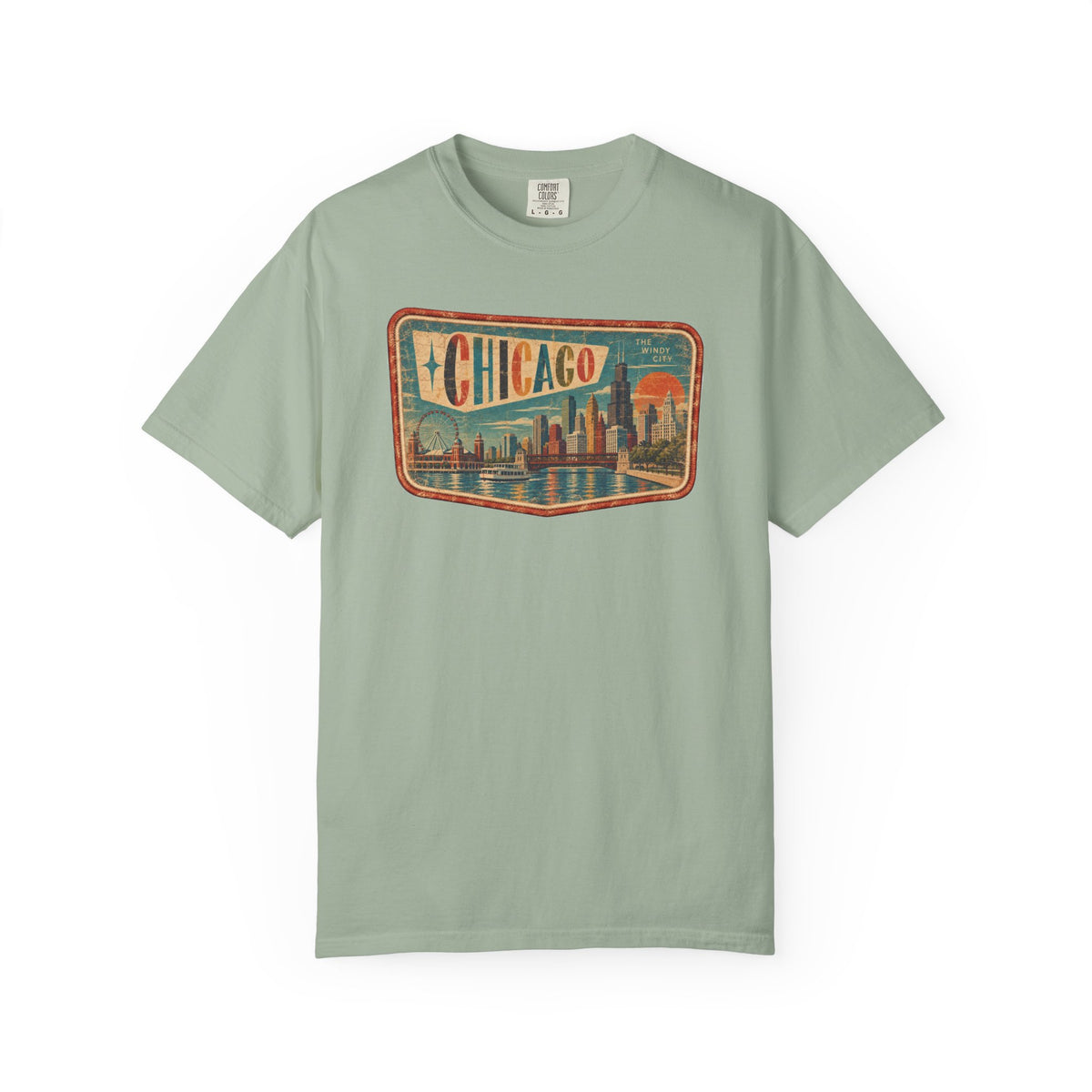 Chicago - Unisex Garment-Dyed T-shirt