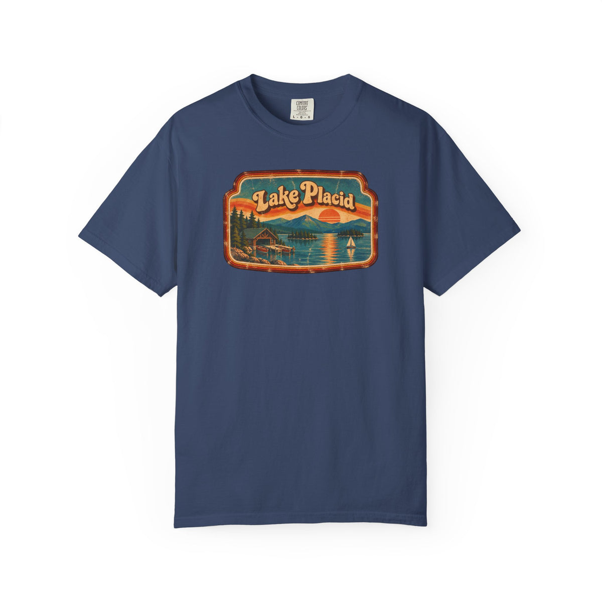 Lake Placid - Unisex Garment-Dyed T-shirt