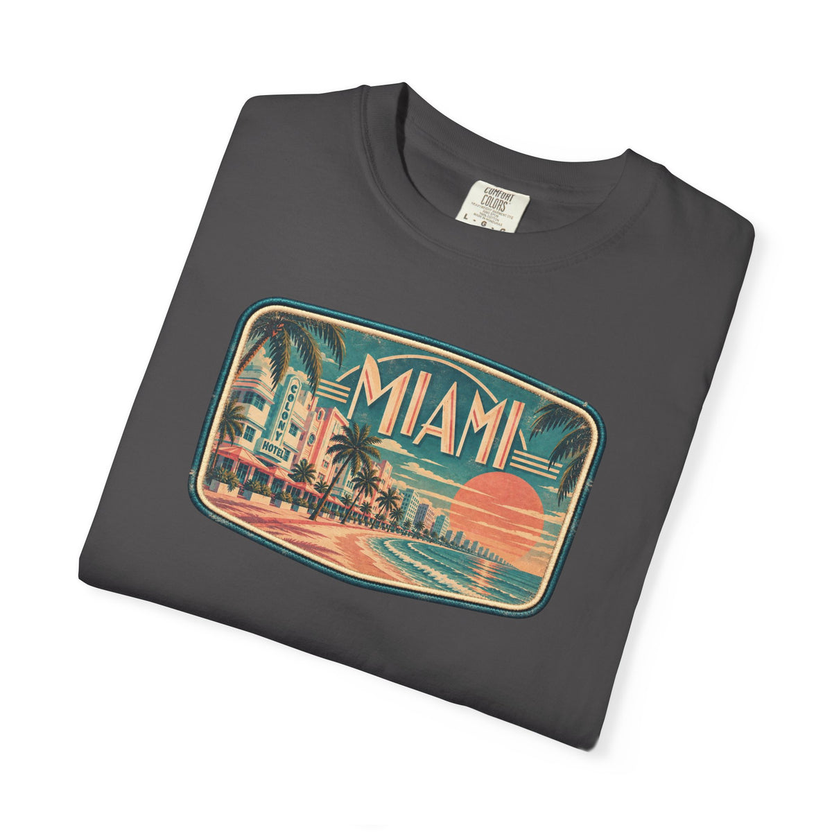 Miami - Unisex Garment-Dyed T-shirt
