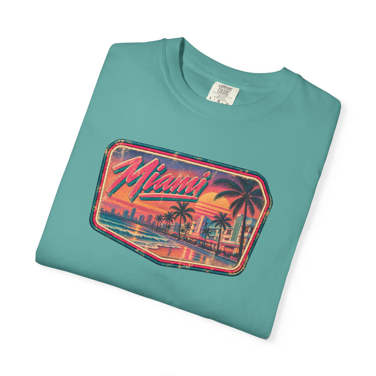 Miami - Unisex Garment-Dyed T-shirt