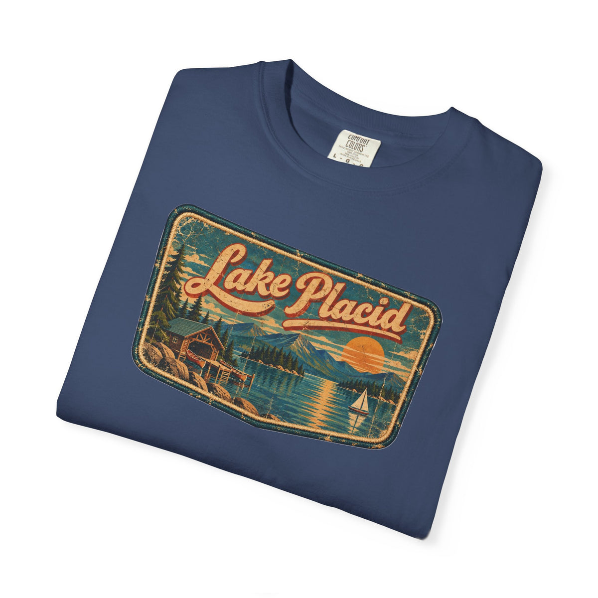 Lake Placid - Unisex Garment-Dyed T-shirt