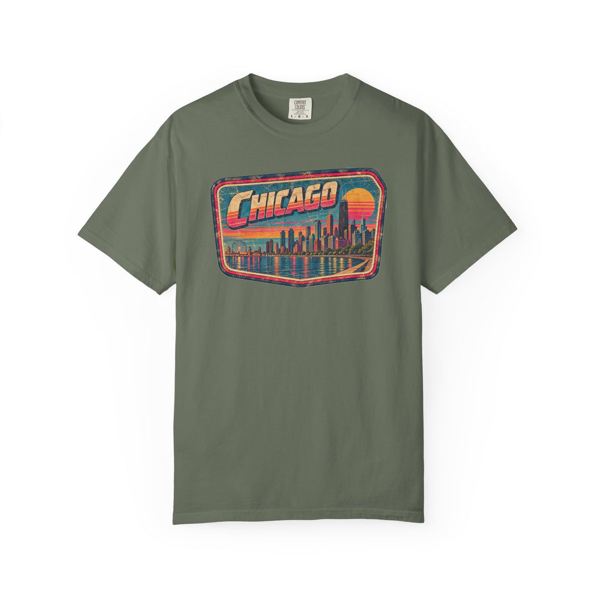 Chicago - Unisex Garment-Dyed T-shirt