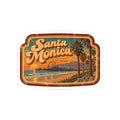 Santa Monica Glossy Kiss-Cut Sticker