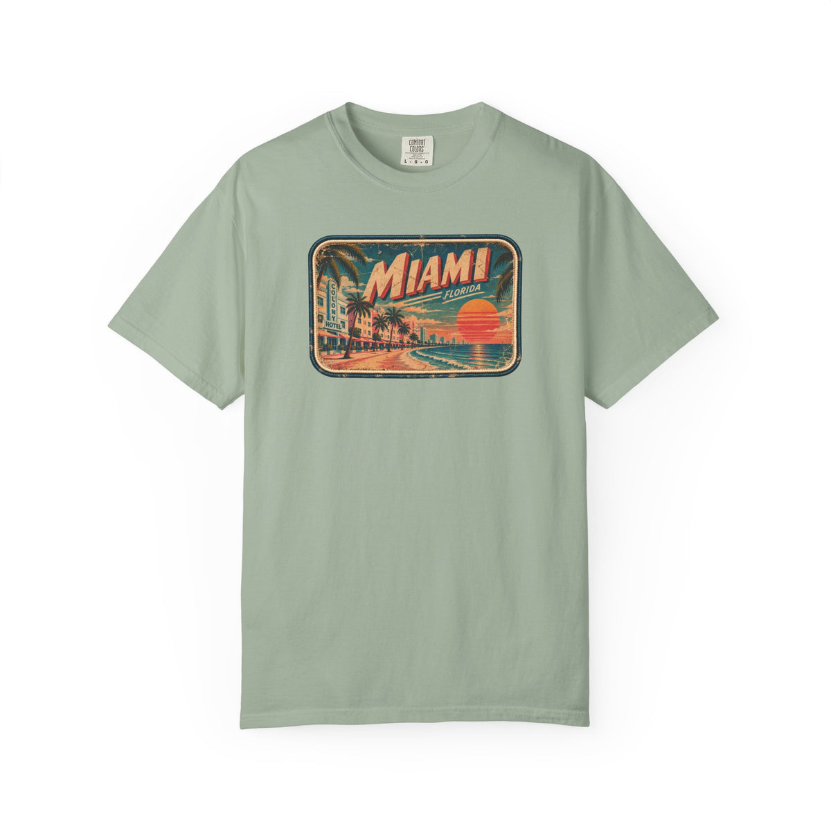 Miami - Unisex Garment-Dyed T-shirt