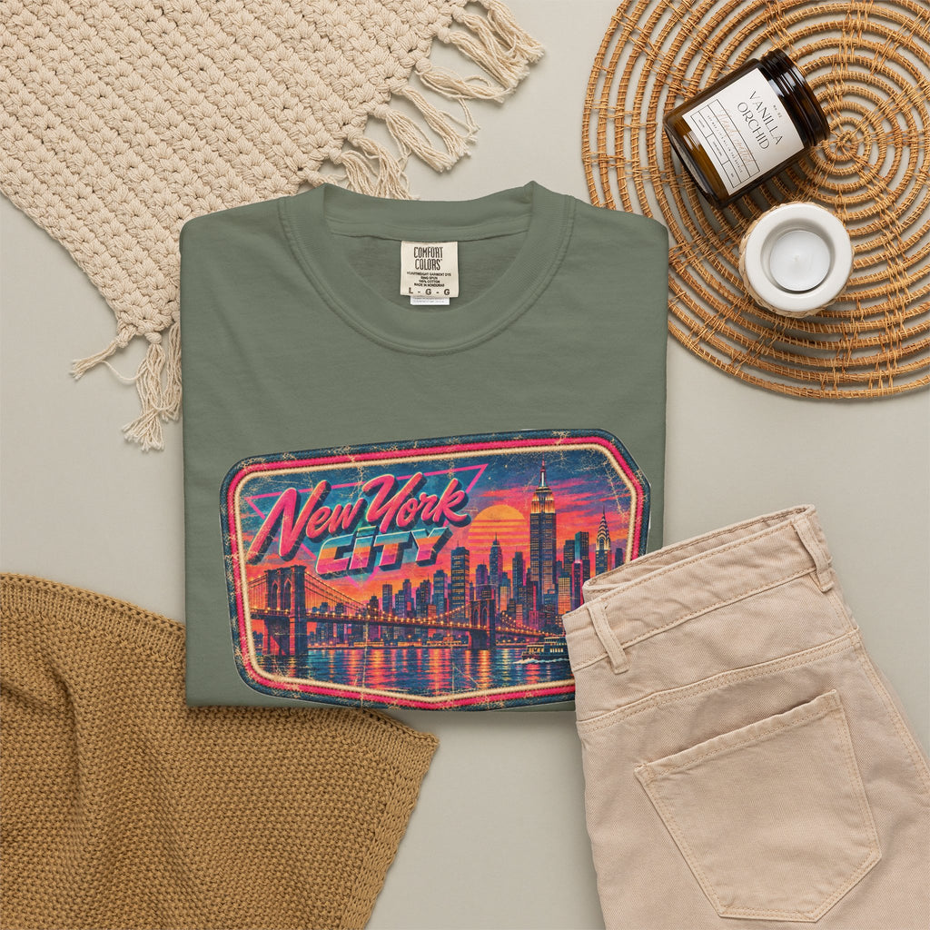 New York City - Unisex Garment-Dyed T-shirt