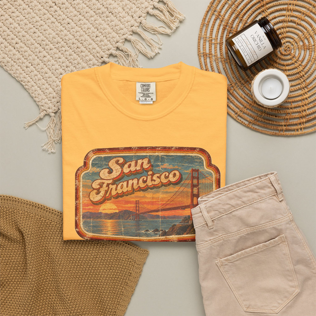 San Francisco - Unisex Garment-Dyed T-shirt